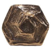 Emenee MK1030-ABB Home Classics Collection 6-Sided Hammered 1-3/8 inch x 1-3/8 inch in Antique Bright Brass classic Series
